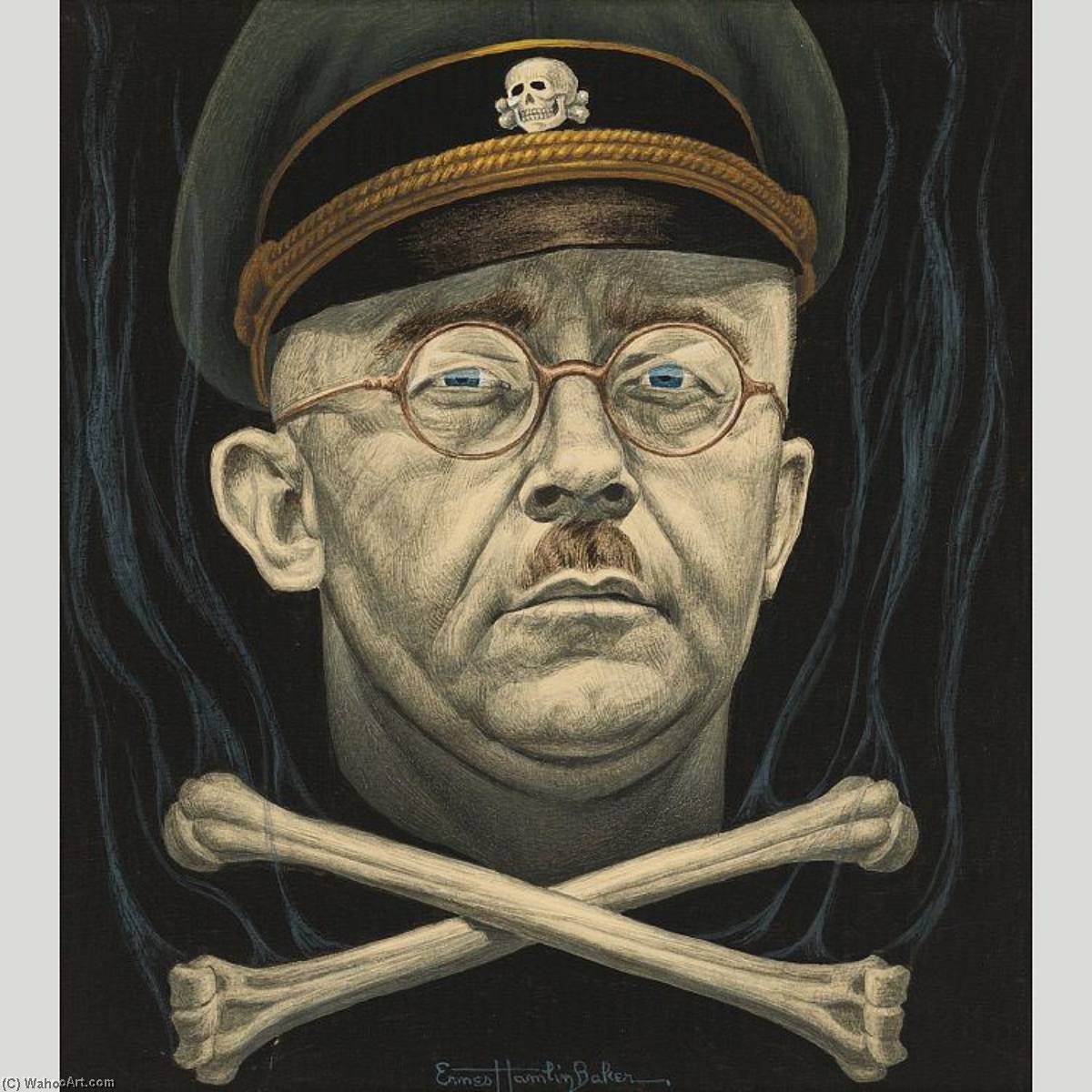 I Gerarchi Nazisti Ritratto di Heinrich Himmler di Bartolomeo Valentino ...